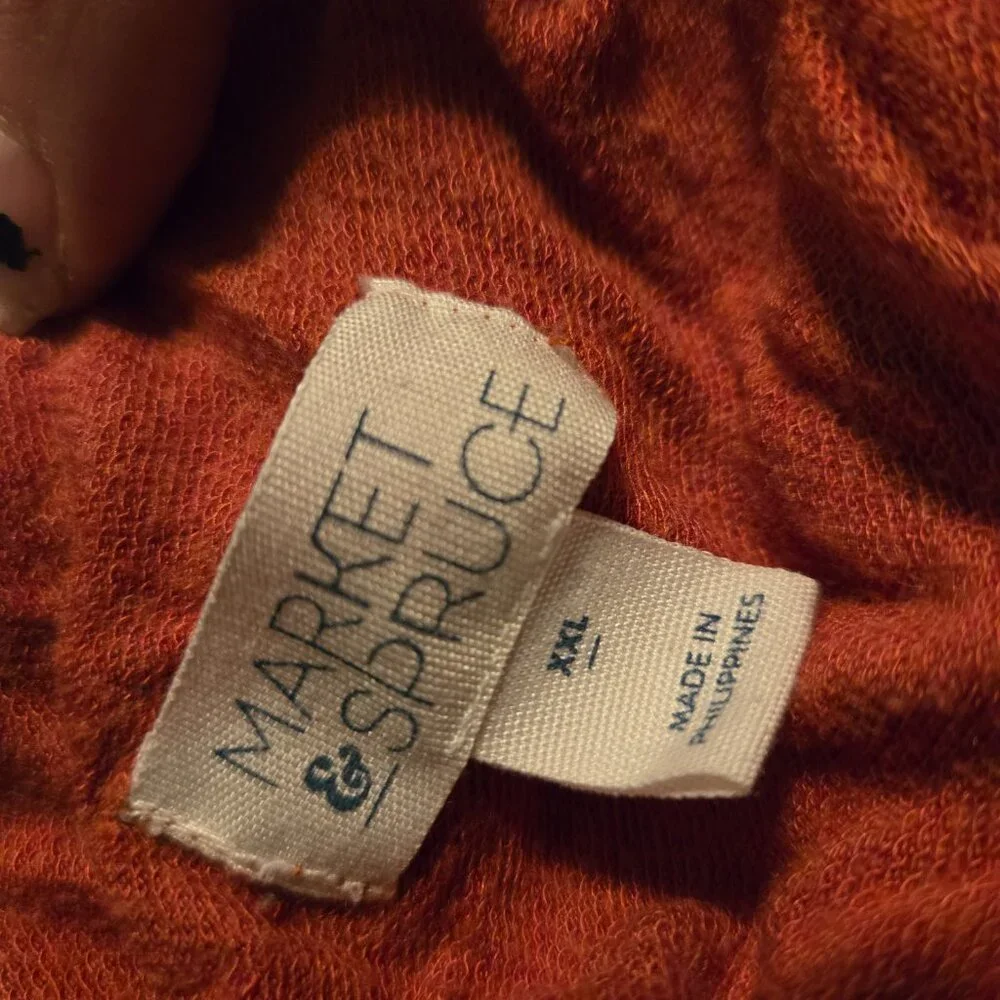 Market & Spruce "Candy Corn" hooded cotton top - Picture 5 of 6